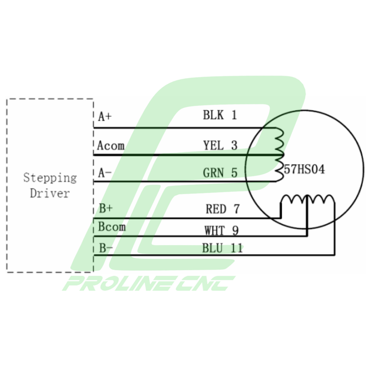 استپ موتور سی ان سی 4 کیلوگرم بر سانتی متر نما 23 برند لیدشاین مدل 57HS04