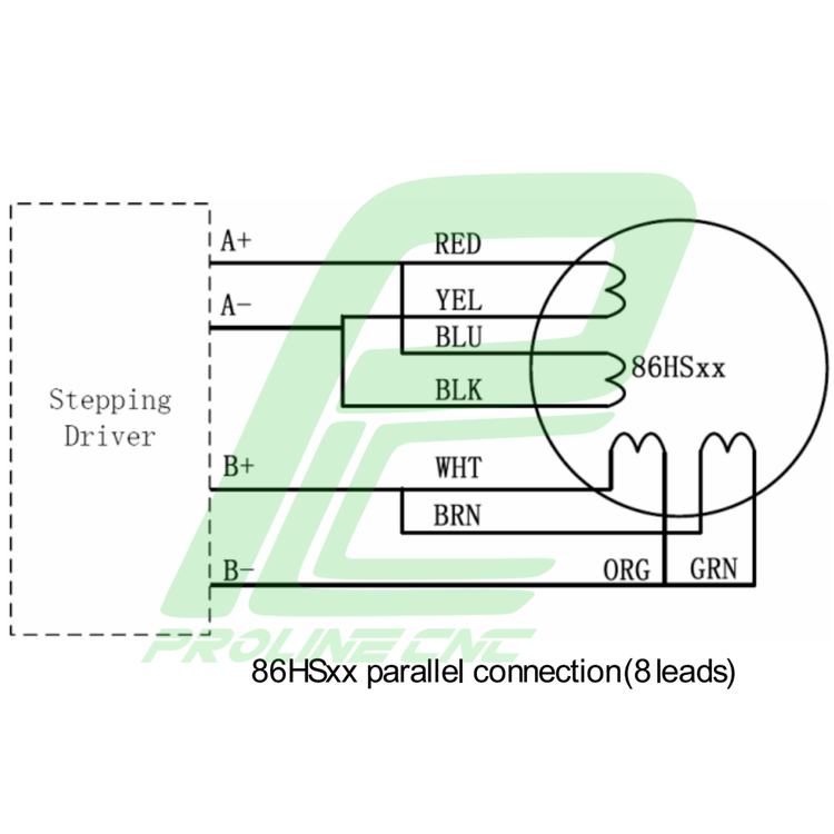استپ موتور سی ان سی 35 کیلوگرم بر سانتی متر نما 34 برند لیدشاین مدل 86HS35
