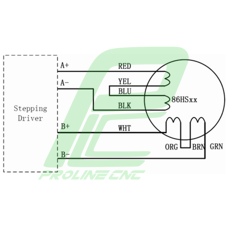 استپ موتور سی ان سی 65 کیلوگرم بر سانتی متر نما 34 برند لیدشاین مدل 86HS65