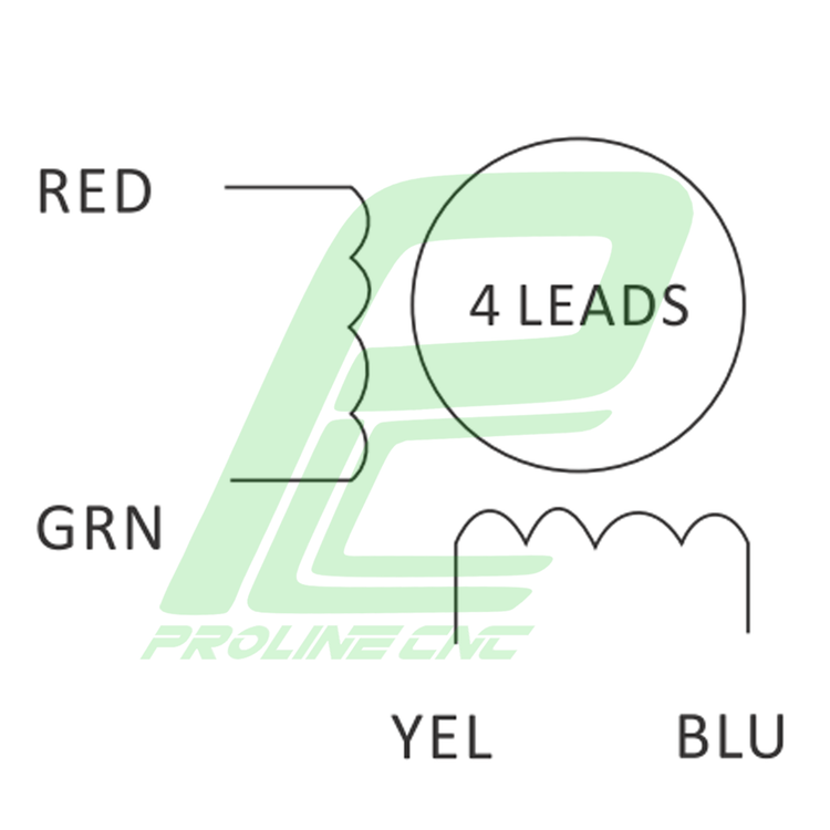 استپ موتور 120 کیلوگرم سانتی متر CNC مدل 110CM12 شفت 19mm دو فاز نما 34 برند لیدشاین Leadshine