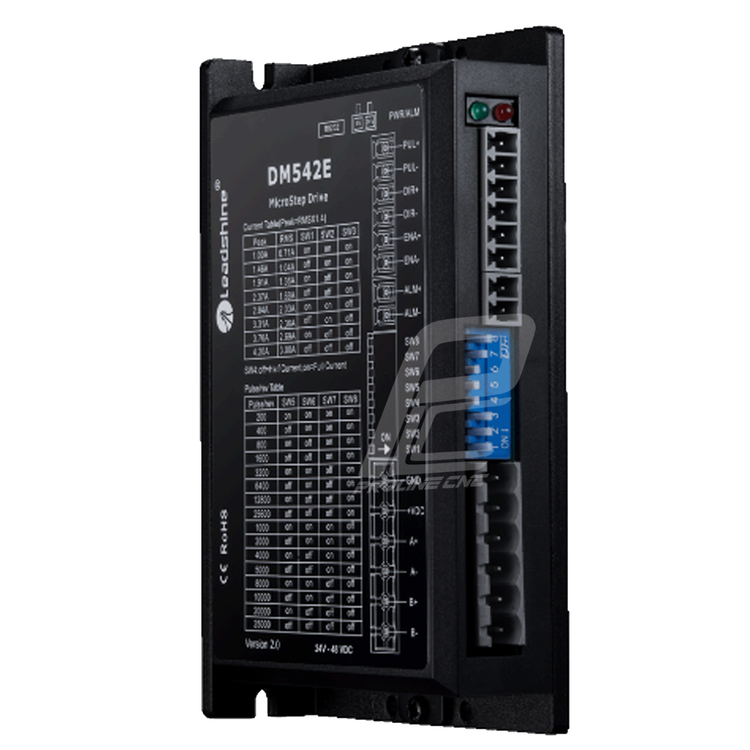 استپ درایو مخصوص موتور 4 تا 30 کیلوگرم مدل DM542E برند لیدشاین leadshine دو فاز 4.2 آمپر