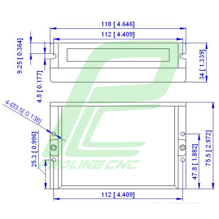 استپ درایو مخصوص موتور 4 تا 65 کیلوگرم مدل DM556E برند لیدشاین leadshine دو فاز 5.6 آمپر