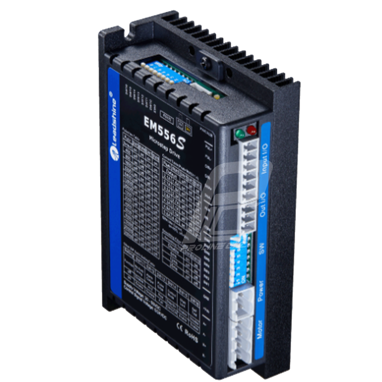 استپ درایو مخصوص موتور 4 تا 30 کیلوگرم مدل EM556S برند لیدشاین leadshine دو فاز 5.6 آمپر