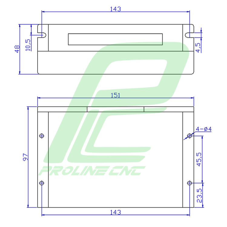 استپ درایو مخصوص موتور 9 تا 150 کیلوگرم مدل DMA860H برند لیدشاین leadshine دو فاز 7.2 آمپر
