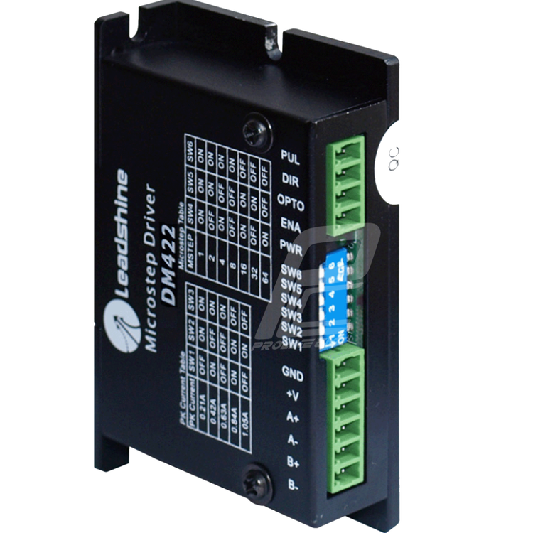 استپ درایو مخصوص موتور 4 تا 26 کیلوگرم مدل DM422 برند لیدشاین leadshine دو فاز 2.2 آمپر