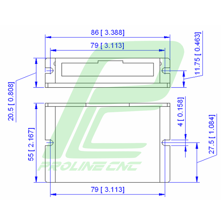استپ درایو مخصوص موتور 4 تا 26 کیلوگرم مدل DM422 برند لیدشاین leadshine دو فاز 2.2 آمپر