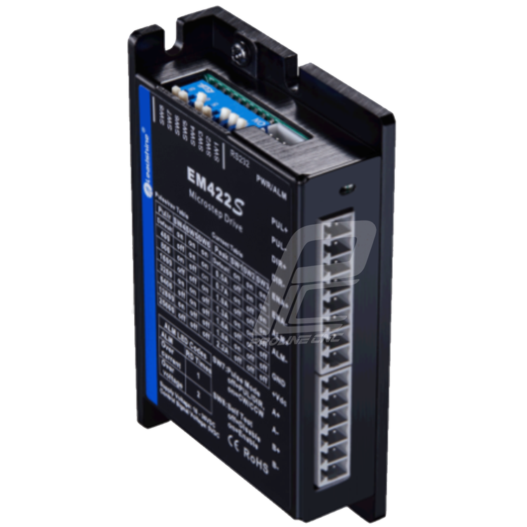 استپ درایو مخصوص موتورهای 0.3 تا 6 کیلوگرم مدل EM422S برند لیدشاین leadshine دو فاز 2.2 آمپر