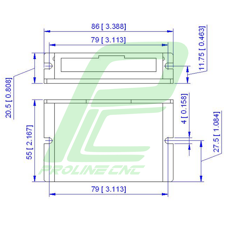 استپ درایو مخصوص موتورهای 0.3 تا 6 کیلوگرم مدل EM422S برند لیدشاین leadshine دو فاز 2.2 آمپر