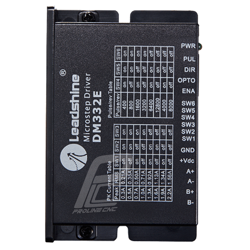 استپ درایو مخصوص موتورهای 1 تا 6 کیلوگرم مدل DM332E برند لیدشاین leadshine دو فاز 3.2 آمپر