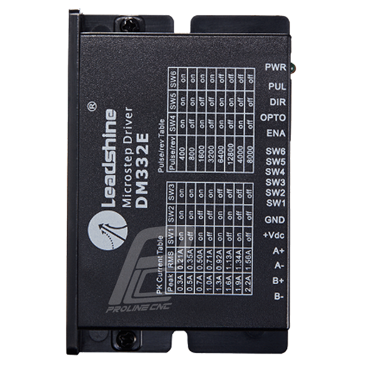 استپ درایو مخصوص موتورهای 1 تا 6 کیلوگرم مدل DM332E برند لیدشاین leadshine دو فاز 3.2 آمپر