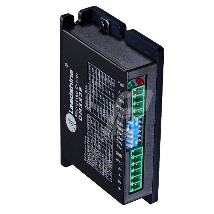 استپ درایو مخصوص موتورهای 1 تا 6 کیلوگرم مدل DM332E برند لیدشاین leadshine دو فاز 3.2 آمپر