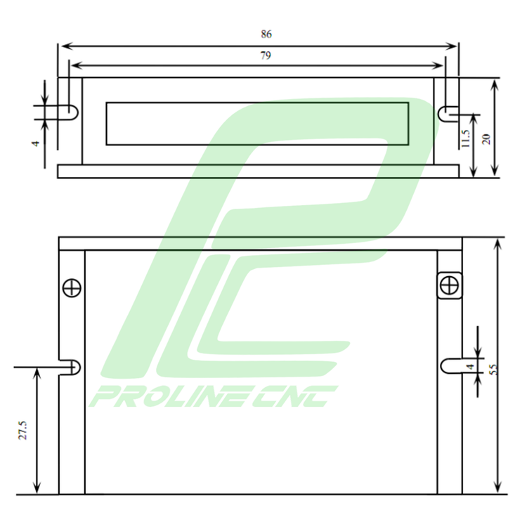 استپ درایو مخصوص موتورهای 1 تا 6 کیلوگرم مدل DM332E برند لیدشاین leadshine دو فاز 3.2 آمپر