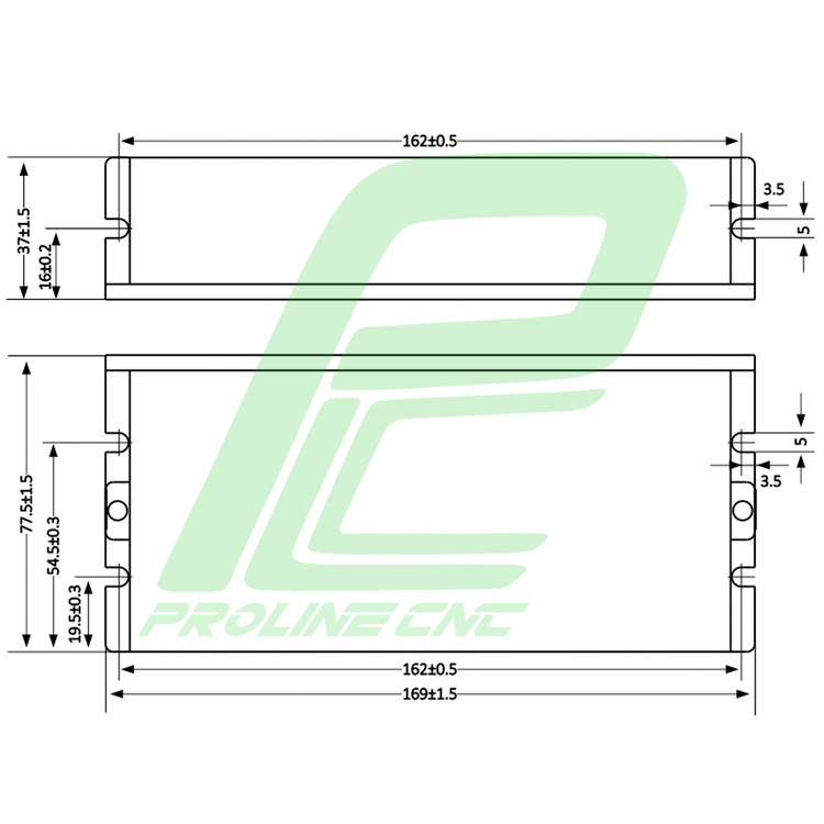 استپ درایو مخصوص موتورهای 4 تا 30 کیلوگرم مدل MX3660 برند لیدشاین leadshine دو فاز 6 آمپر