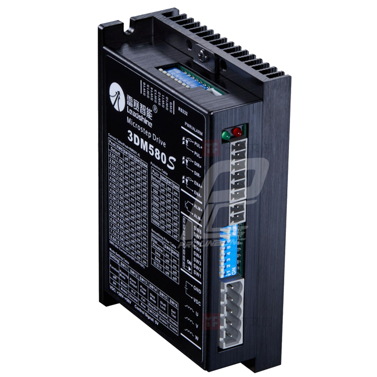 استپ درایو مخصوص موتورهای 4 تا 120 کیلوگرم مدل 3DM580S برند لیدشاین leadshine سه فاز 8 آمپر