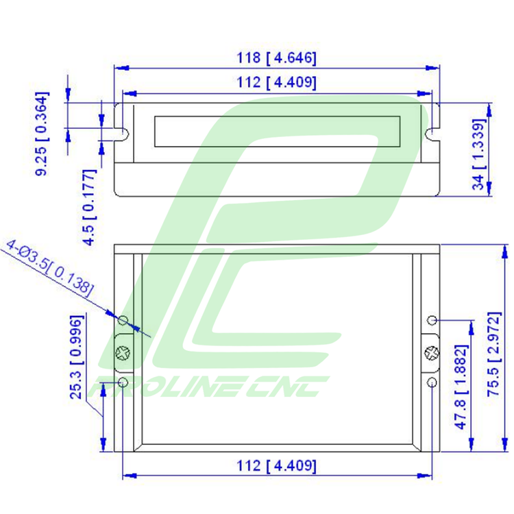استپ درایو مخصوص موتورهای 4 تا 120 کیلوگرم مدل 3DM580S برند لیدشاین leadshine سه فاز 8 آمپر