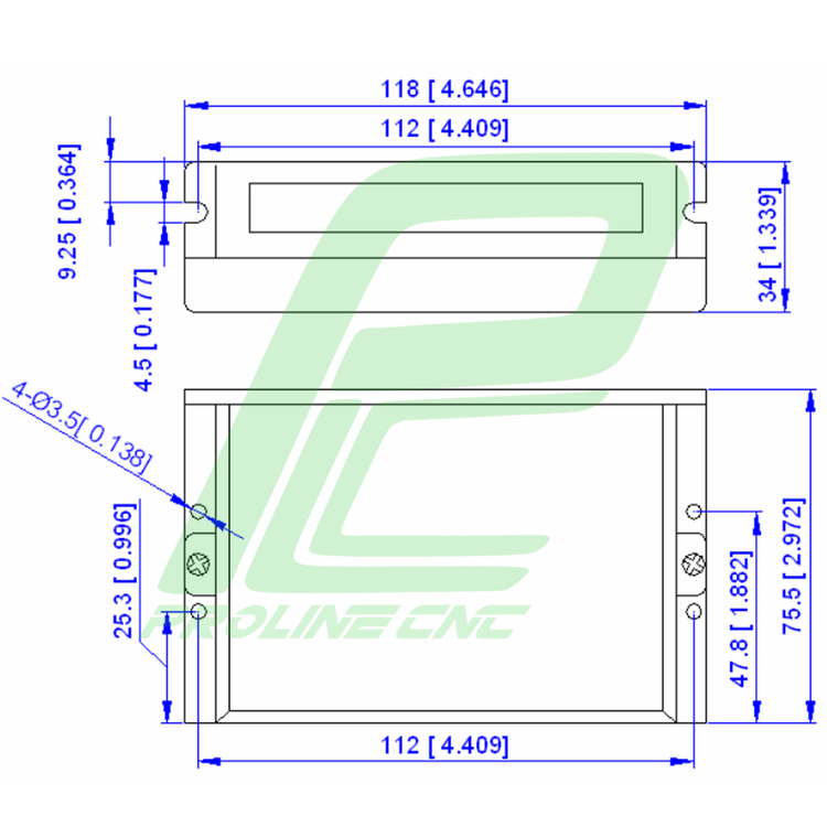 استپ درایو مخصوص موتورهای 4 تا 120 کیلوگرم مدل 3DM683 برند لیدشاین leadshine سه فاز 8.3 آمپر