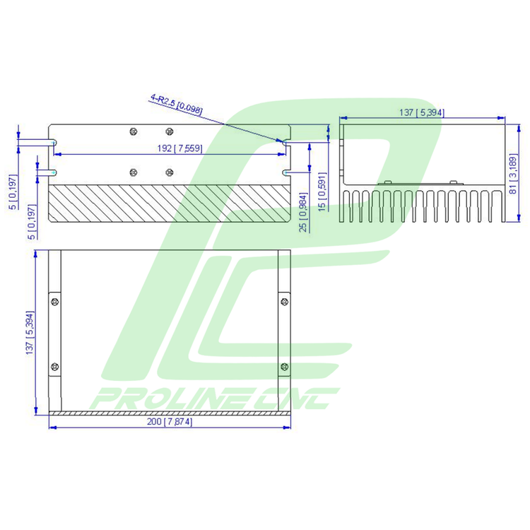 استپ درایو مخصوص موتورهای 35 تا 300 کیلوگرم مدل 3DM2283 برند لیدشاین leadshine سه فاز 11.7 آمپر