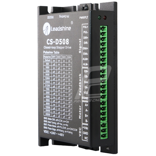 استپ درایو انکودردار مخصوص موتورهای 4 تا 30 کیلوگرم مدل CSD508 برند لیدشاین leadshine دو فاز 8 آمپر