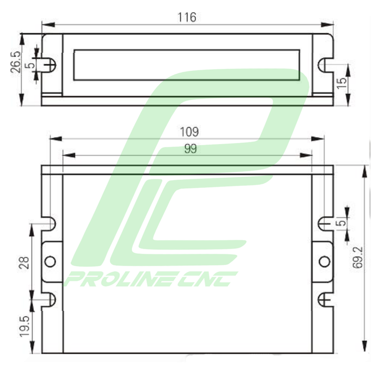 استپ درایو انکودردار مخصوص موتورهای 4 تا 30 کیلوگرم مدل CSD508 برند لیدشاین leadshine دو فاز 8 آمپر