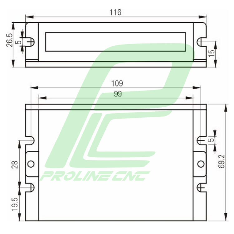 استپ درایو انکودردار مخصوص موتورهای 4 تا 120 کیلوگرم مدل ESD508 برند لیدشاین leadshine دو فاز 8 آمپر