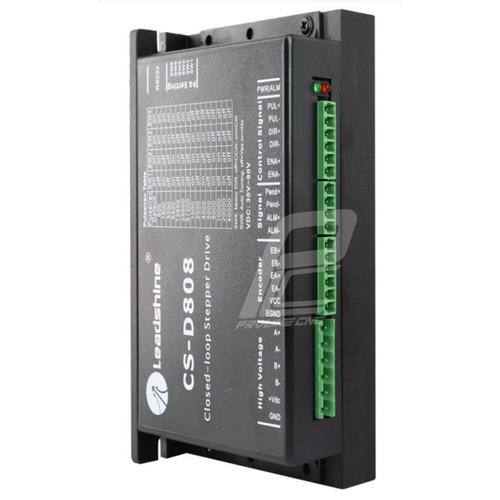 استپ درایو انکودردار مخصوص موتورهای 9 تا 250 کیلوگرم مدل CSD808 برند لیدشاین leadshine دو فاز 8 آمپر