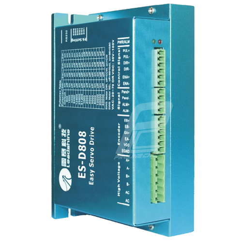 استپ درایو انکودردار مخصوص موتورهای 4 تا 120 کیلوگرم مدل ESD808 برند لیدشاین leadshine دو فاز 8.2 آمپر