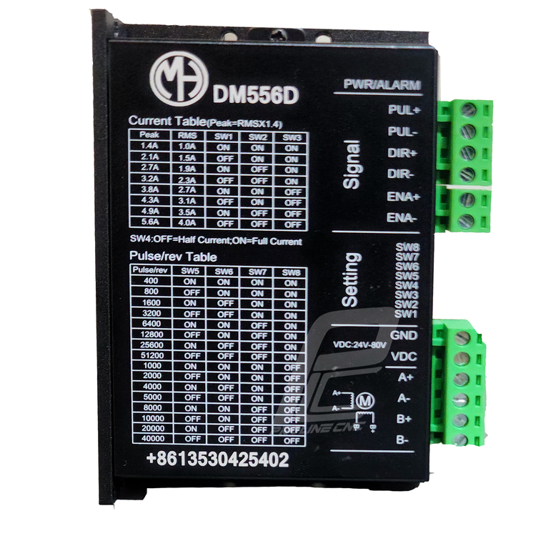 استپ درایو مخصوص موتور 4 تا 65 کیلوگرم مدل DM556D برند مش MASH دو فاز 5.6 آمپر