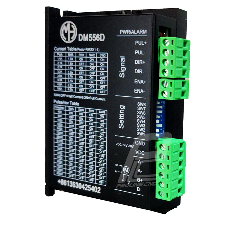 استپ درایو مخصوص موتور 4 تا 65 کیلوگرم مدل DM556D برند مش MASH دو فاز 5.6 آمپر