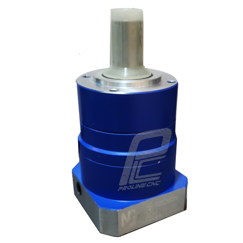 گیربکس 60 خورشیدی سروو موتور ریکون RECKON نسبت 1 به 10 مدل AL60 شفت ورودی 14 شفت خروجی 16 فلنج گرد مناسب سروو 400 وات 3000 دور