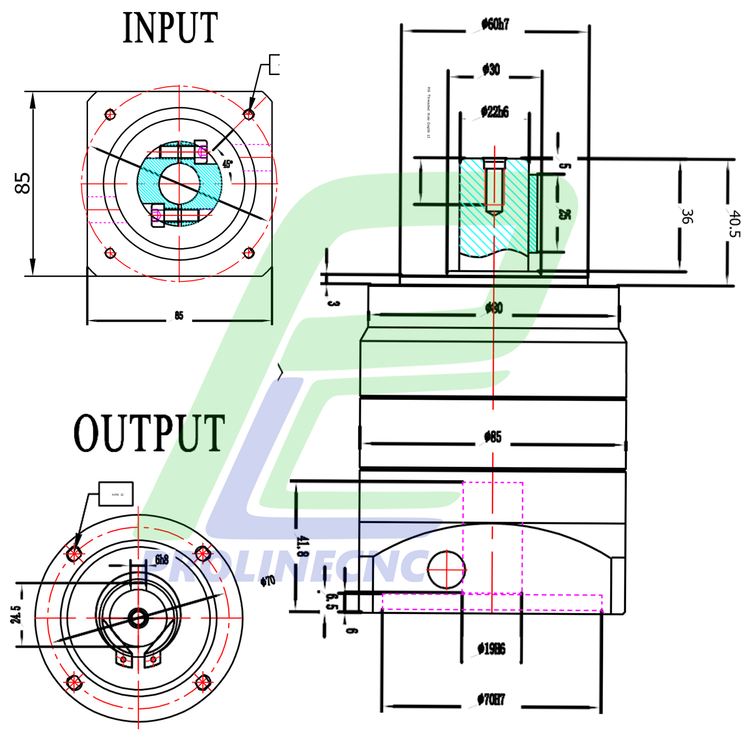 خرید گیربکس خورشیدی سروو 750 وات