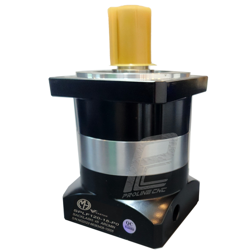 گیربکس 120 خورشیدی سروو موتور واستون VASTUN نسبت 1 به 25 مدل PLF120 شفت ورودی 22 شفت خروجی 32 فلنج مربع مناسب سروو 2کیلووات 2000 دور