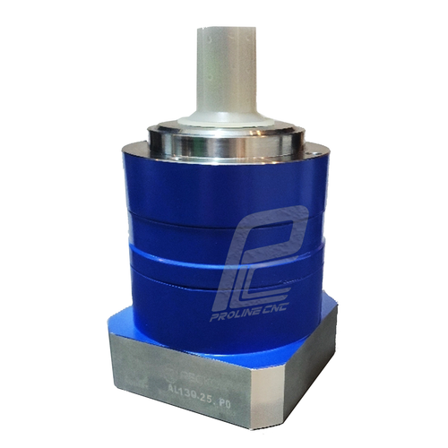 گیربکس 130 خورشیدی سروو موتور ریکون RECKON نسبت 1 به 25 مدل AL130 شفت ورودی 22 شفت خروجی 32 فلنج گرد مناسب سروو 2کیلو وات 2000 دور