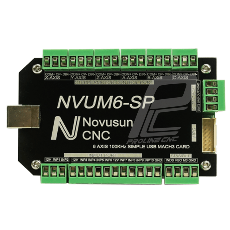 کنترلر CNC سی ان سی mach3 مچ تری 6axis شش محور مدل NVUM6-SP