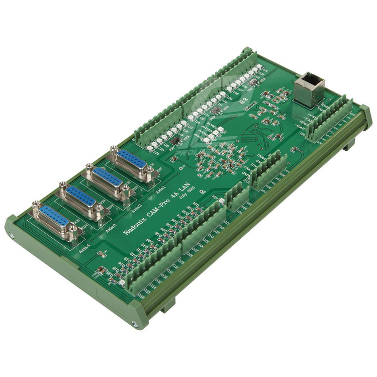 کنترلر controller cnc سی ان سی Radonix رادونیکس چهار محور 4 axis مدل PC-Pro LAN 4A (کنترلر با چهار محور فعال)