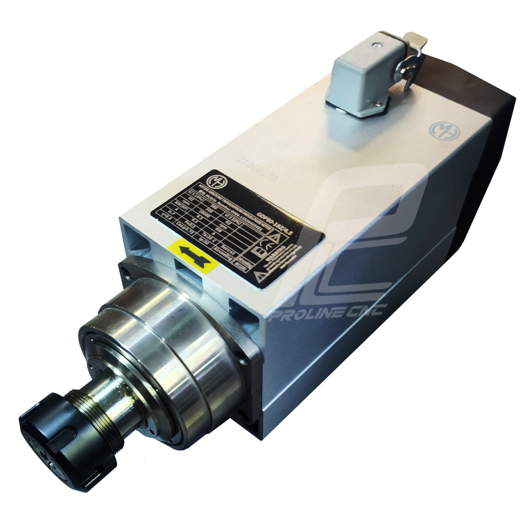 اسپیندل موتور هوا خنک 4.5 کیلو وات 18000دور چپ گرد 380 ولت برند مش MASH