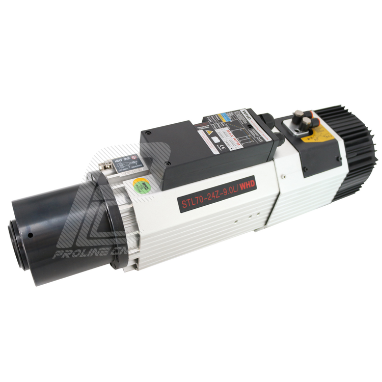 اسپیندل موتور تولچنج هوا خنک 9 کیلو وات تعویض ابزار اتومات 24000 بلبرینگ سرامیکی ISO30 دور 380 ولت برند MASH