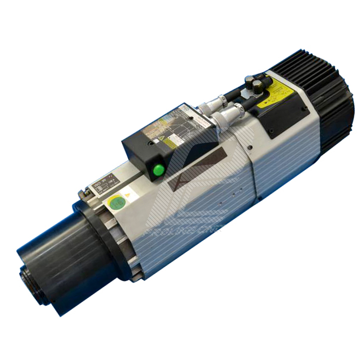 اسپیندل موتور تولچنج هوا خنک 9 کیلو وات تعویض ابزار اتومات 24000دور 380 ولت برند HQD بلبرینگ اروپایی