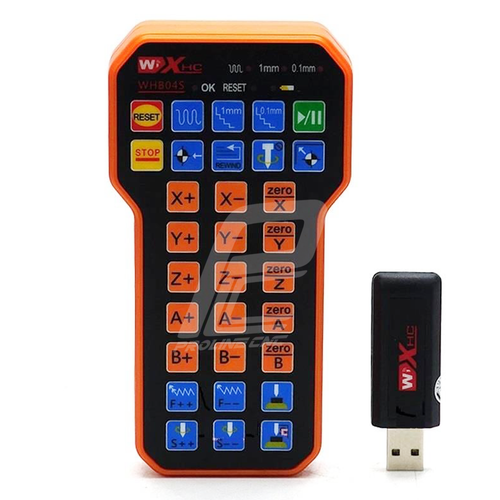 ریموت مینی cnc سی ان سی Remote مچ تری mach3 پنج محور 5Axis بی سیم wireless مدل WHB02-5