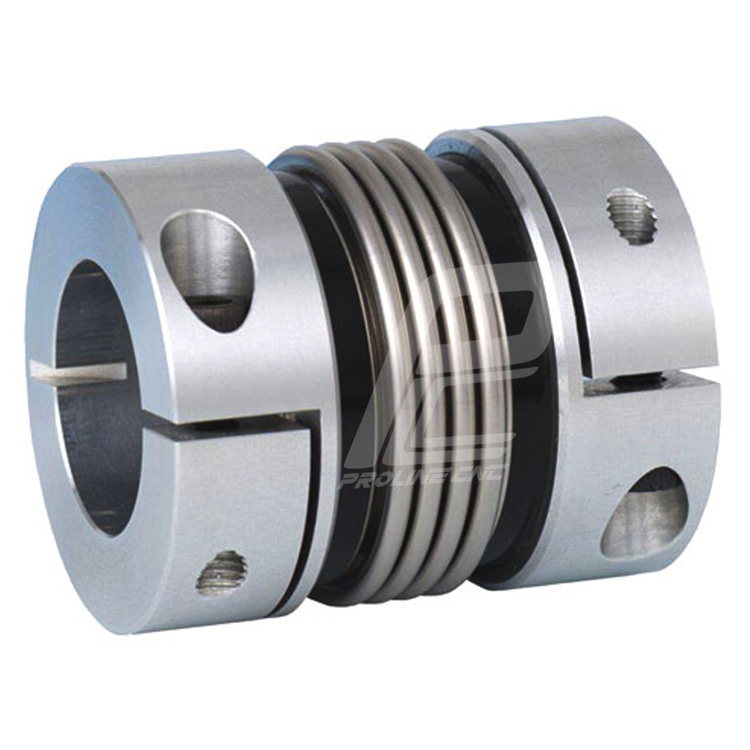 کوپلینگ coupling صنعتی آلومینیومی فنری مدل BLW55 با قطر خارجی 55 میلیمتر طول 69mm ساخت چین(کوپلینگ انکودر)
