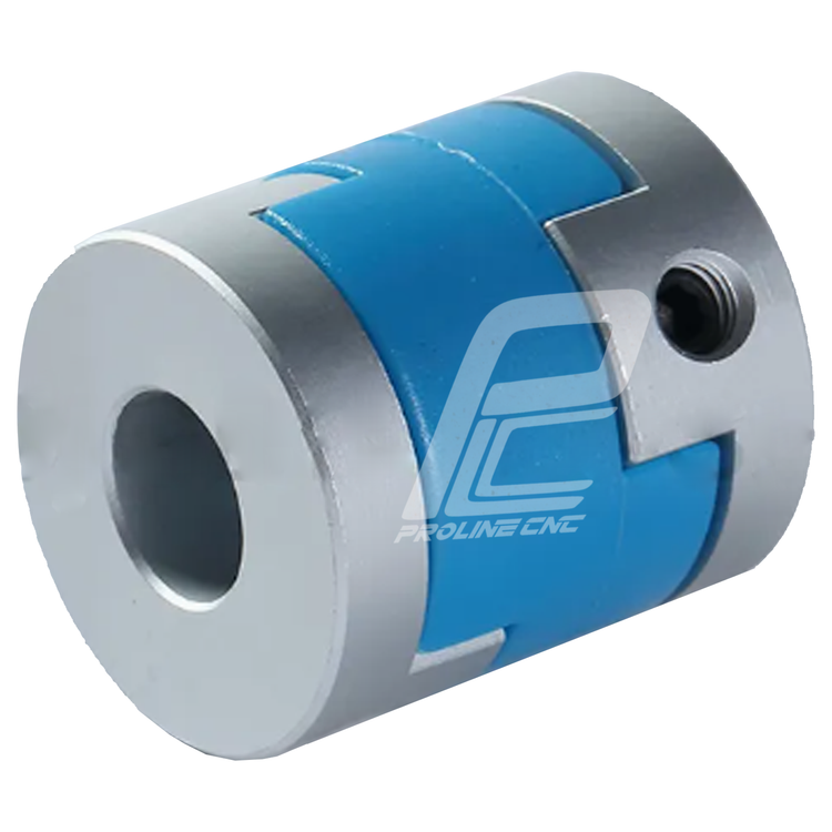 کوپلینگ coupling صنعتی آلومینیومی فکی مدل OLD20 با قطر خارجی 20 میلیمتر طول 25mm ساخت چین