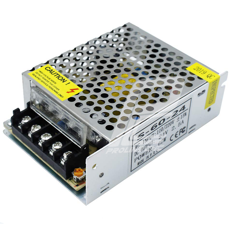 منبع تغذیه 24 ولت 2 آمپر ساخت چین برند هایتک HITECH