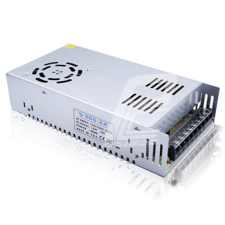 منبع تغذیه 24 ولت 15 آمپر ساخت چین برند هایتک HITECH