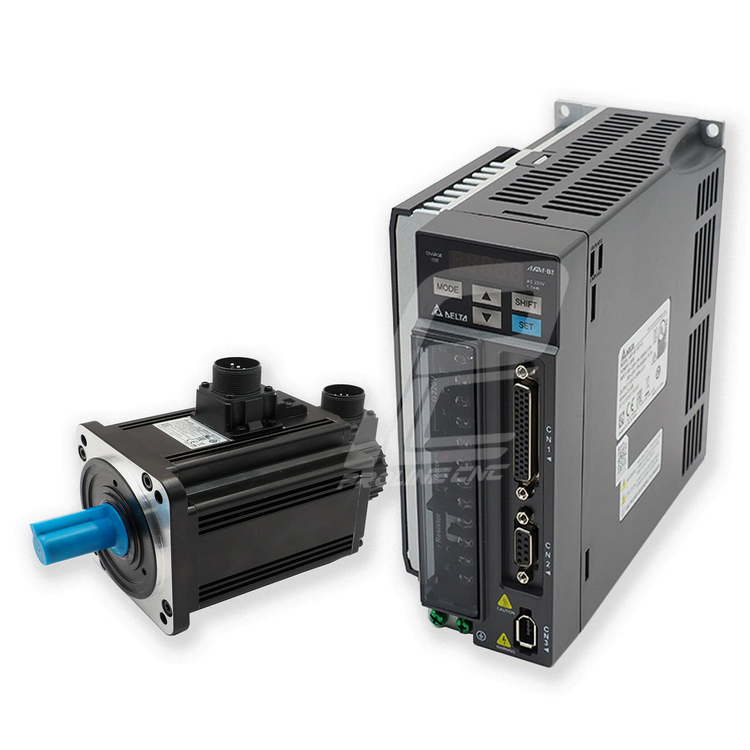 سروو موتور 1.5kw کیلووات دلتا ترمزدار 2000دور سریB2 مدل ECMA-E21315S4 کد درایو ASD-B2-1521-B (دارای کابل و کانکتور)