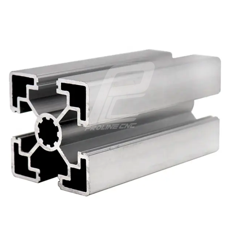 پروفیل 60 در 60 آلومینیومی شیاردار مهندسی سایز 60X60