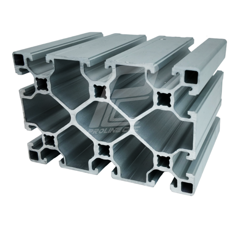 پروفیل 90 در 135 آلومینیومی شیاردار مهندسی سایز 90X135