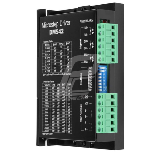 استپ درایو مخصوص موتور 4 تا 45 کیلوگرم مدل DM542 برند سی دبلیو CW دو فاز 4.2 آمپر