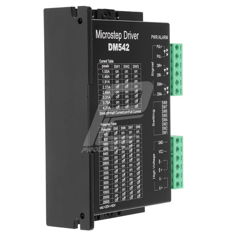 استپ درایو مخصوص موتور 4 تا 45 کیلوگرم مدل DM542 برند سی دبلیو CW دو فاز 4.2 آمپر