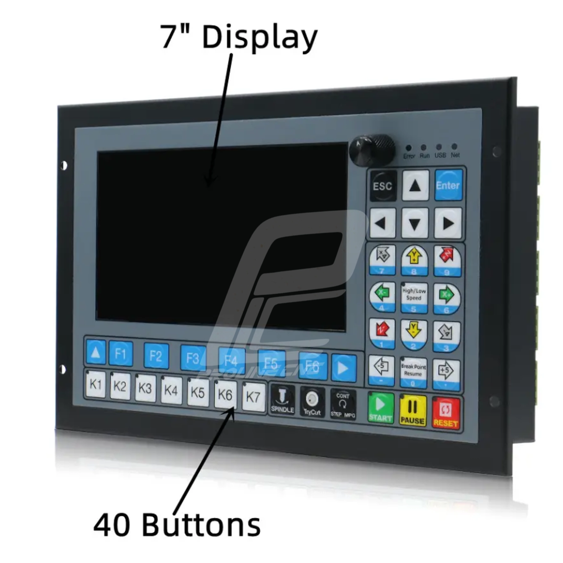 صفحه نمایش کنترلر سه محور سی ان سی Controller 3Axis CNC مدل A2RS مستقل و بدون نیاز به PLC