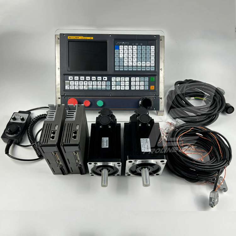 کنترلر تراش دو محور سی ان سی 8 اینچ Controller 2Axis CNC مدل 2000T مجهز به PLC برند مش MASH