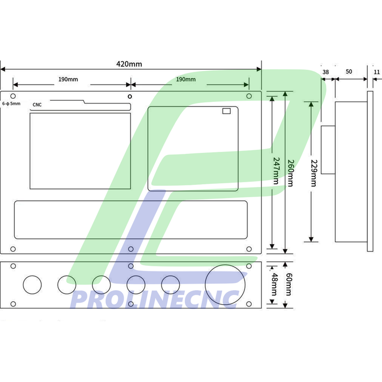 کنترلر تراش دو محور سی ان سی 8 اینچ Controller 2Axis CNC مدل 2000T مجهز به PLC برند مش MASH